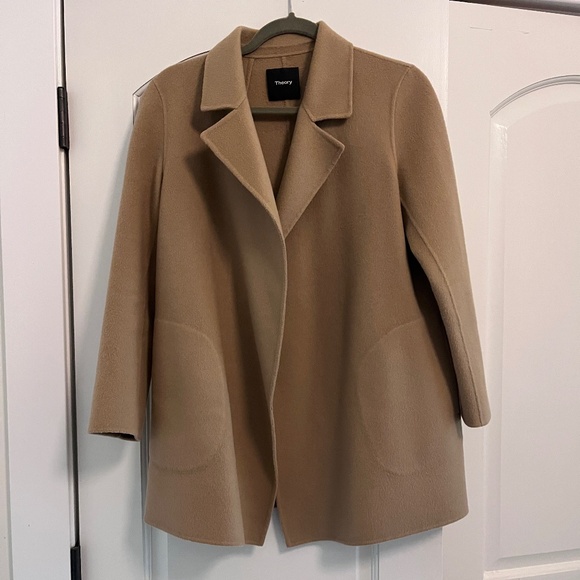 Theory Clairene Jacket in Double-Face Wool-Cashmere - Picture 1 of 1